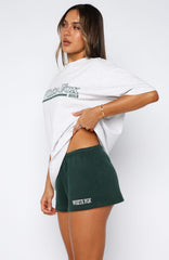Brand New Start Lounge Shorts Forest Green