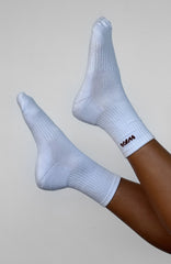 WFA Socks White/Merlot