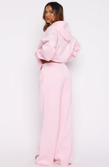 Lucky Ones Wide Leg Sweatpants Pink