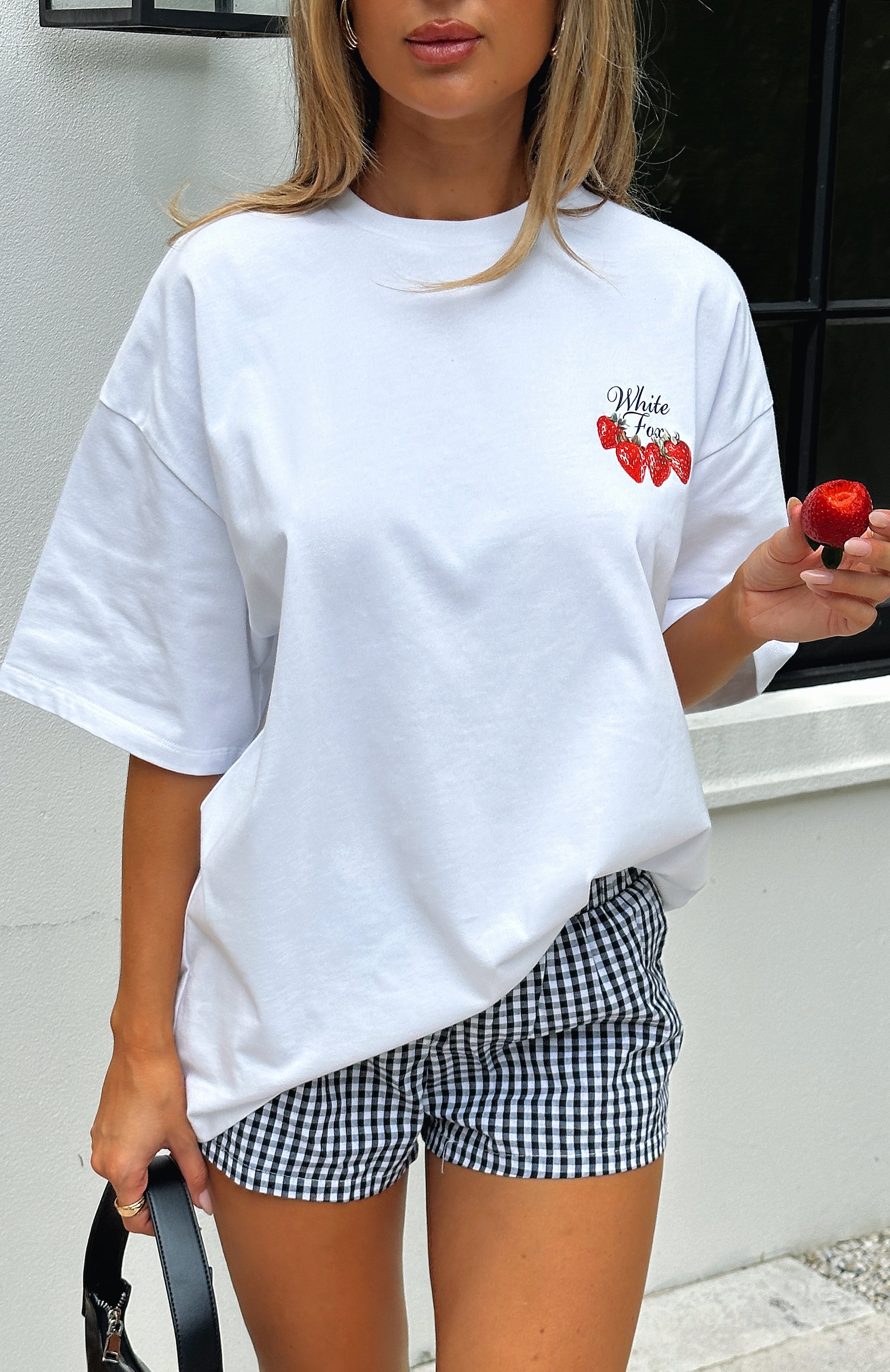 Done With The Games Oversized Tee White