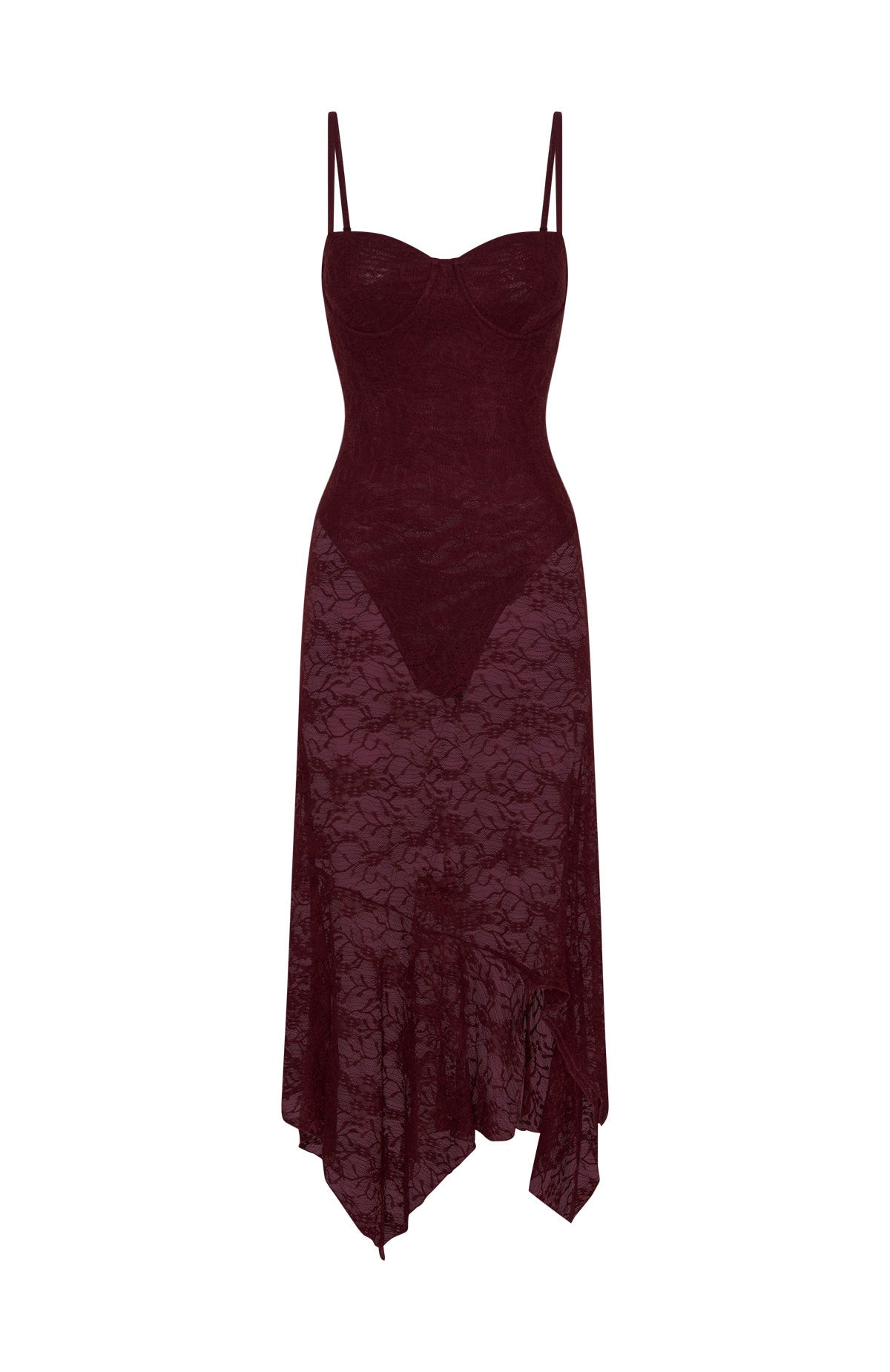 Darling Girl Midi Dress Port