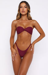 Kaya Bikini Top Sangria
