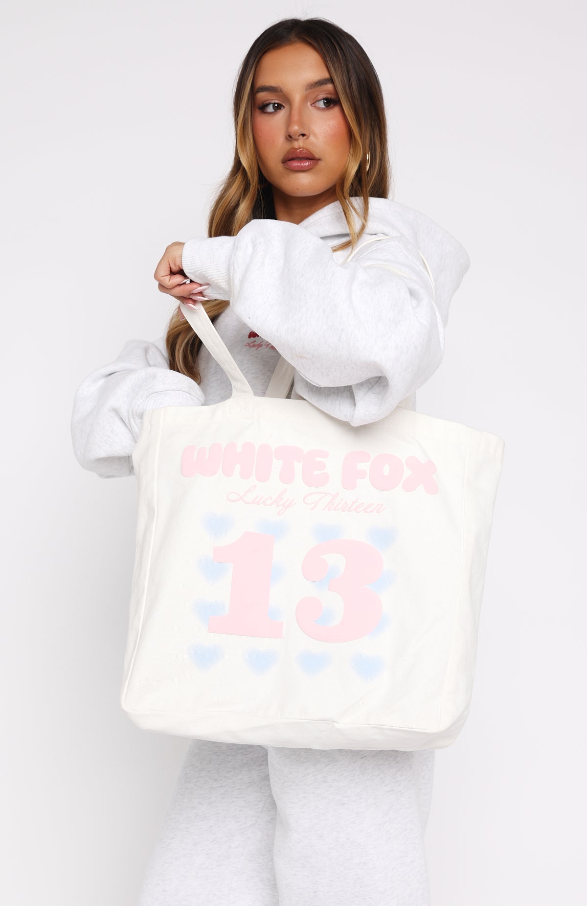 Lucky Thirteen Charise Tote Bag Off White